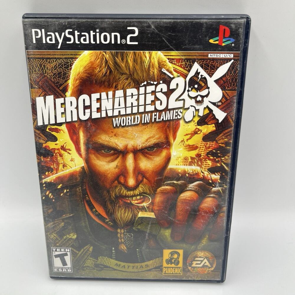 Mercenaries 2 World in Flames - Sony PlayStation 2, CIB Tested